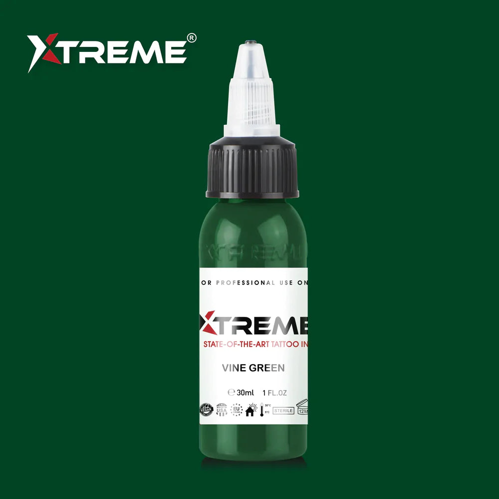 Xtreme ink - VINE GREEN TATTOO INK - 30 ml / 1 oz
