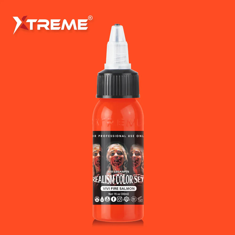 Xtreme ink - VIVI FIRE SALMON TATTOO INK - 30 ml / 1 oz