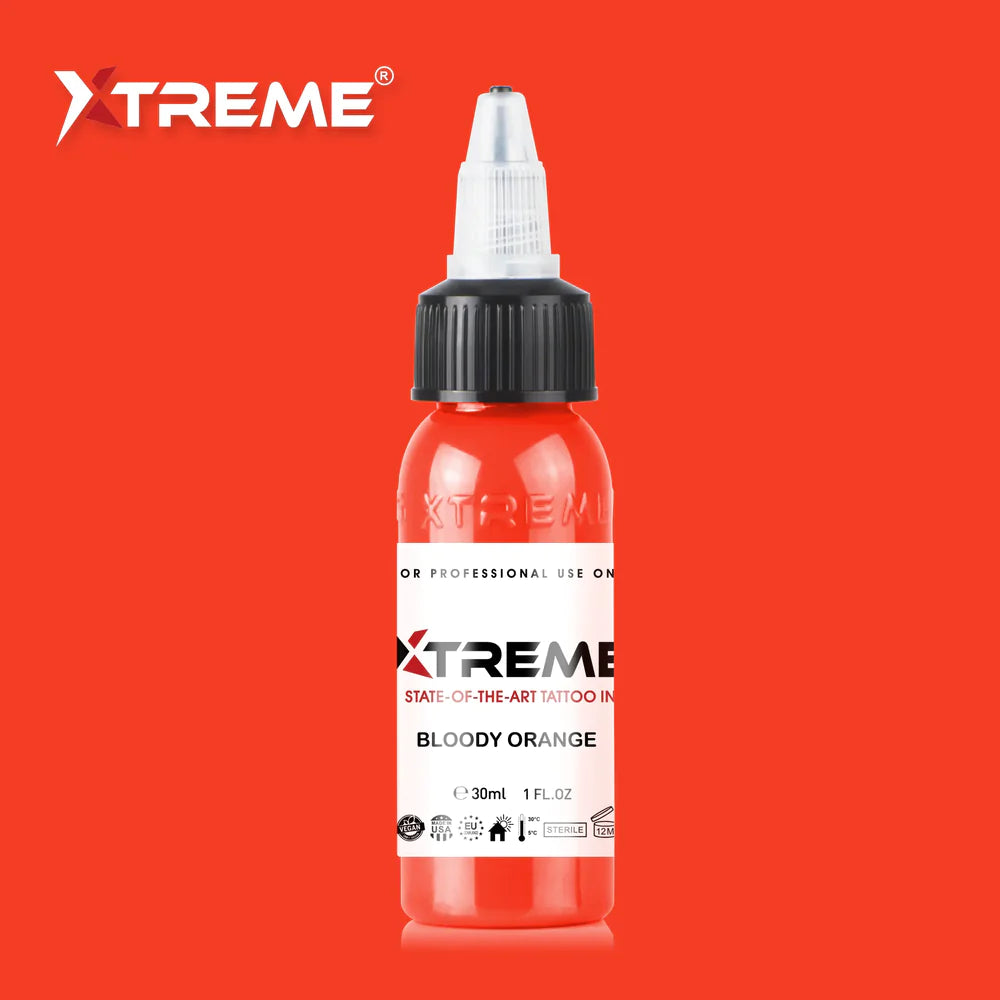 Xtreme ink - BLOODY ORANGE TATTOO INK - 30 ml / 1 oz