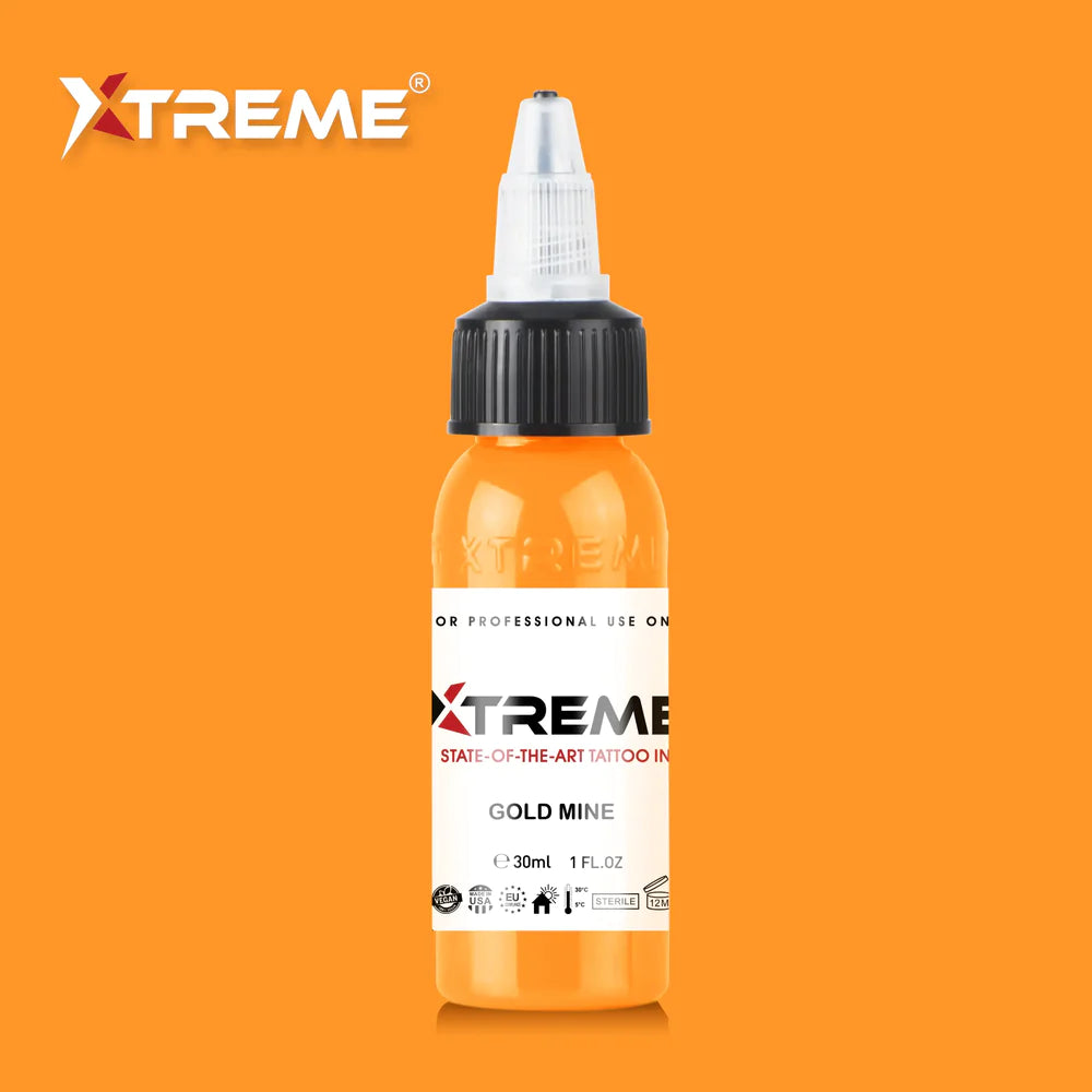 Tinta Xtreme - TINTA DE TATUAJE MINA DE ORO - 30ml / 1oz