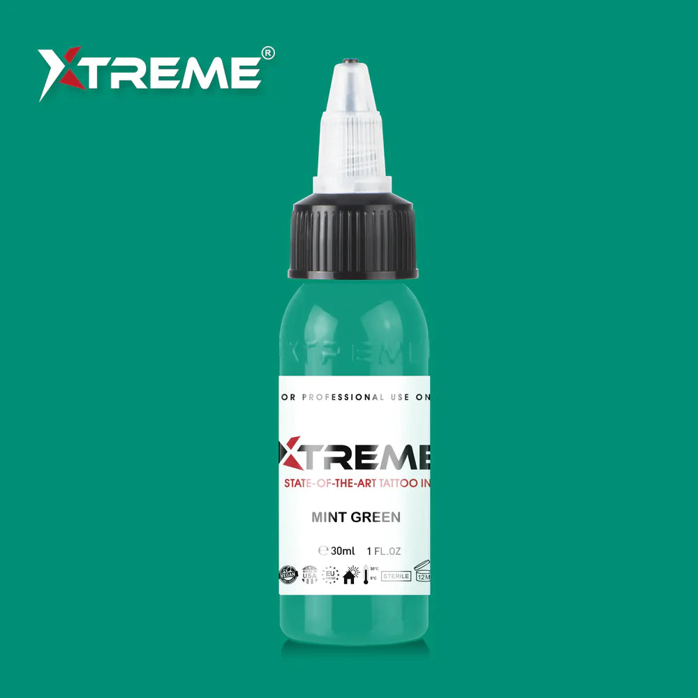 Xtreme ink - MINT GREEN TATTOO INK - 30ml / 1oz