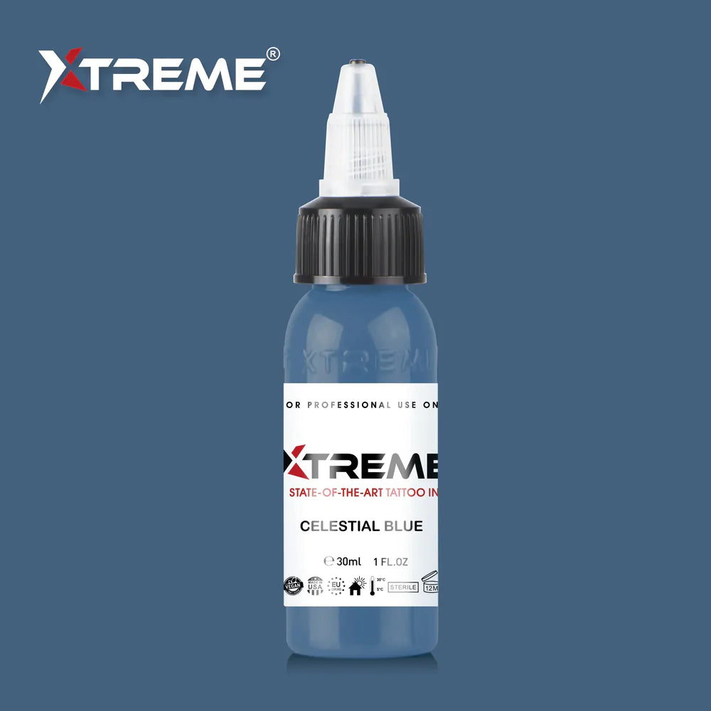 Xtreme ink - CELESTIAL BLUE TATTOO INK - 30 ml / 1 oz