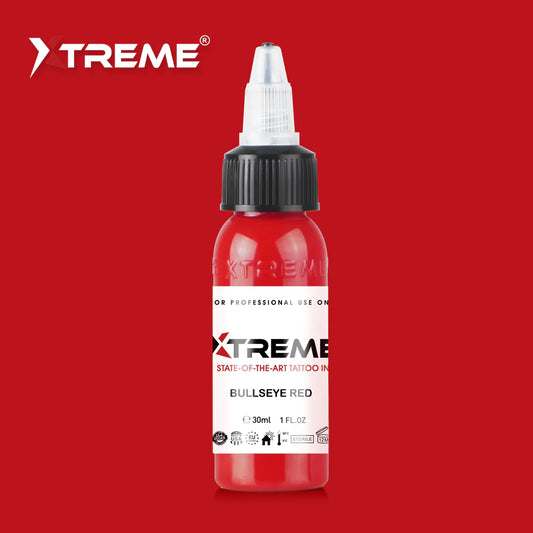 Tinta Xtreme - TINTA DE TATUAJE ROJA BULLSEYE - 30ml / 1oz