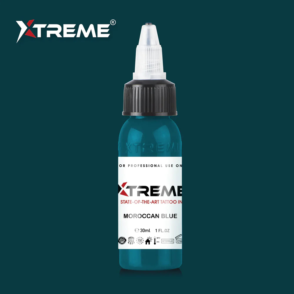 Xtreme ink - MOROCCAN BLUE TATTOO INK - 30 ml / 1 oz