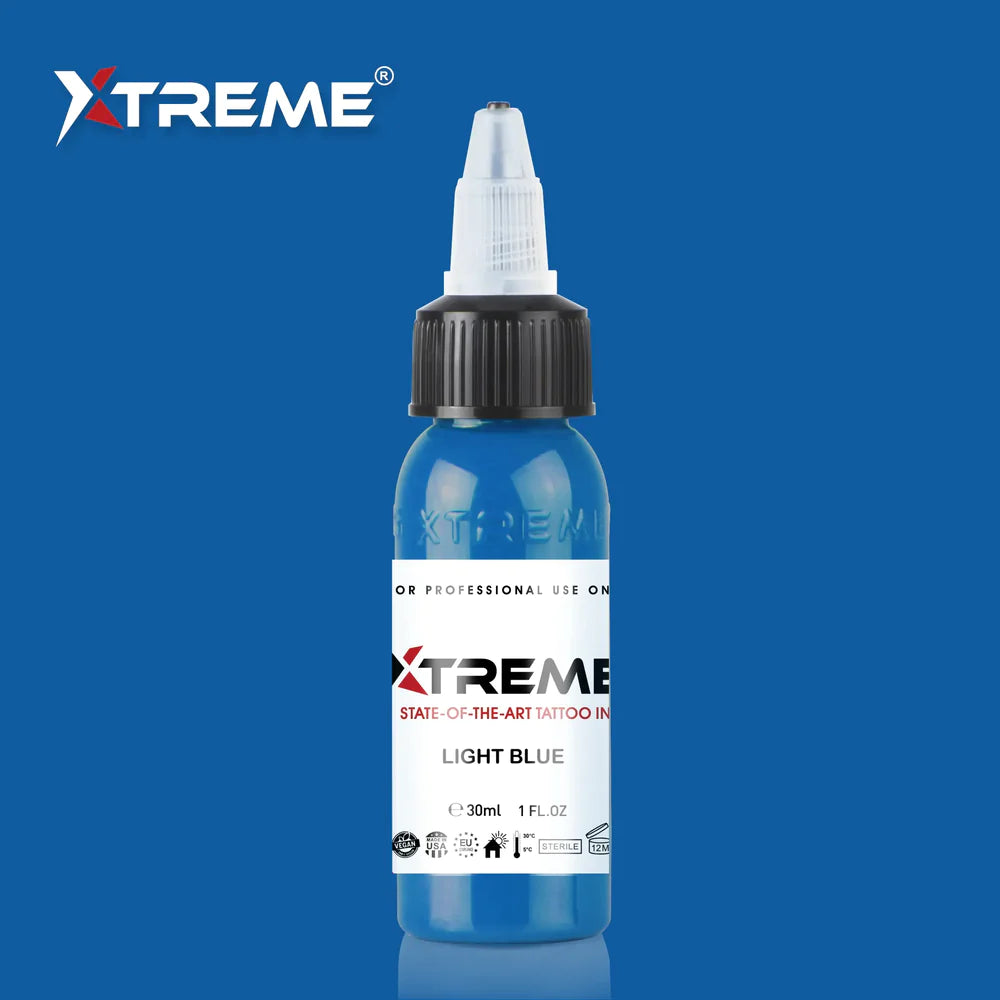 Xtreme ink - LIGHT BLUE TATTOO INK - 30ml / 1oz