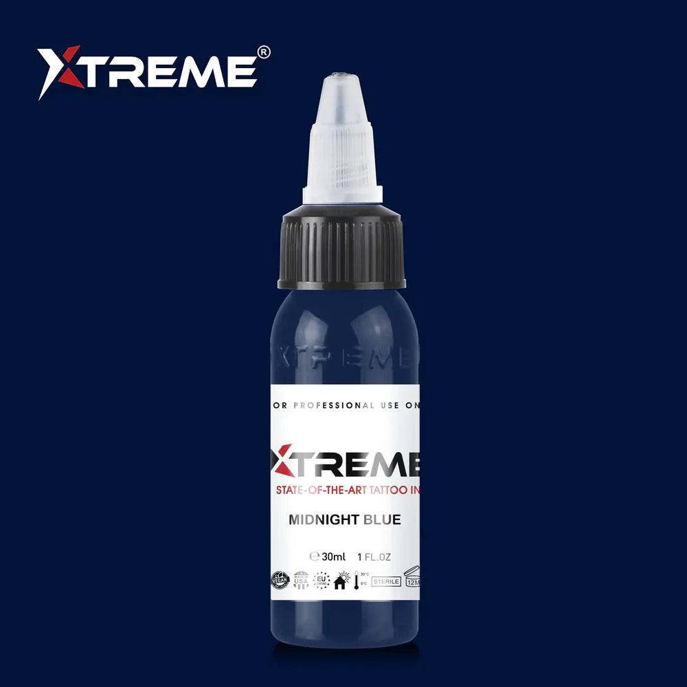 Xtreme ink - MIDNIGHT BLUE TATTOO INK - 30ml / 1oz