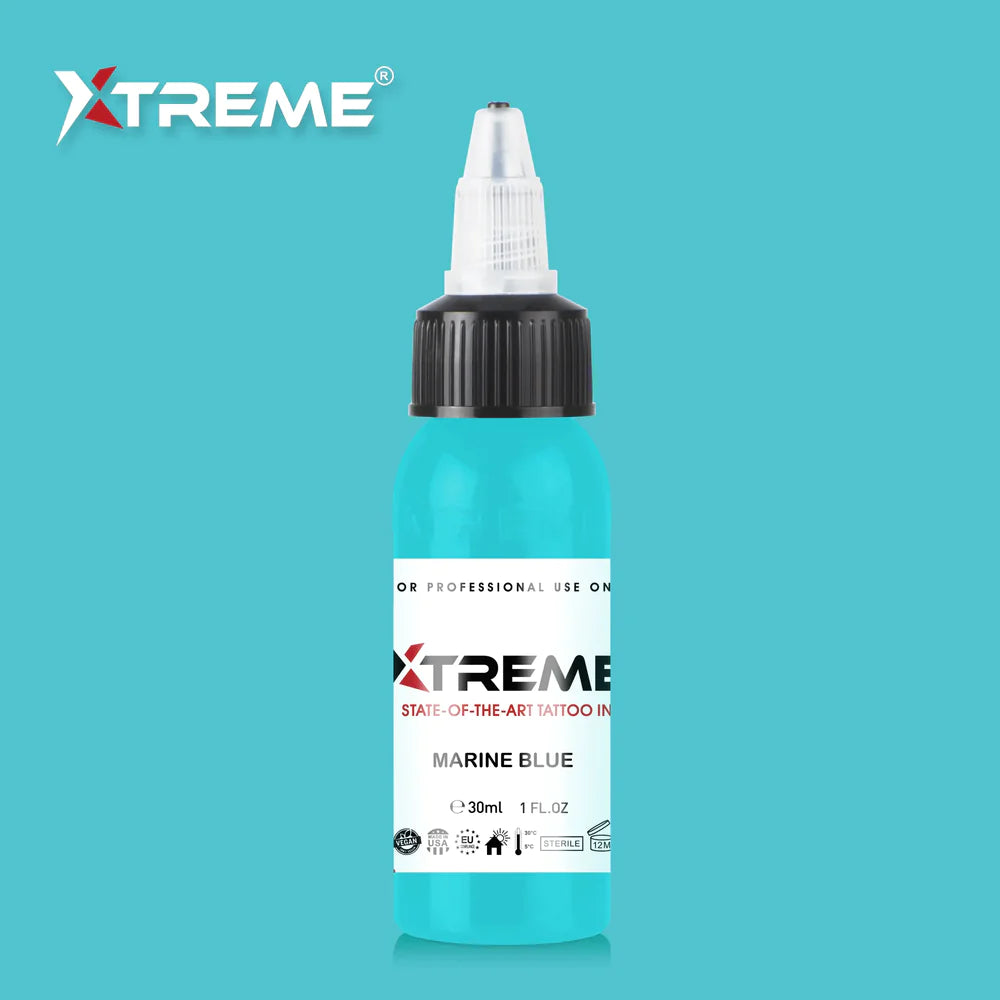 Xtreme ink - MARINE BLUE TATTOO INK - 30ml / 1oz