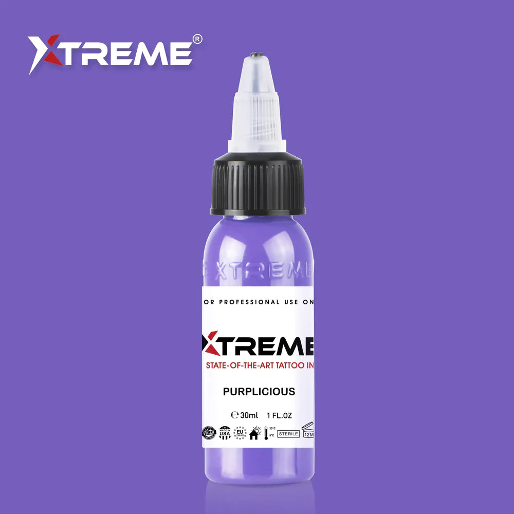 Tinta Xtreme - TINTA DE TATUAJE PURPLICIOUS - 30ml / 1oz