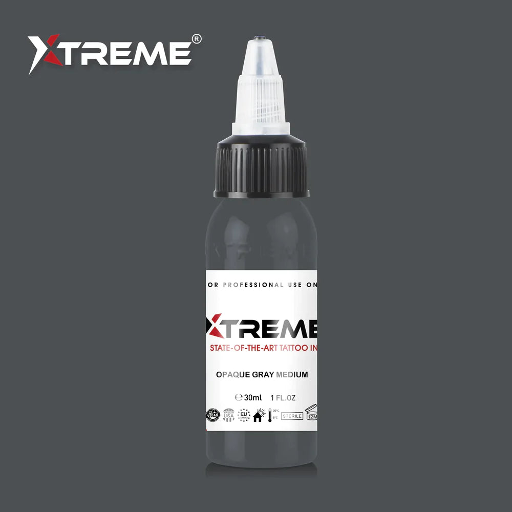 Xtreme ink - OPAQUE GRAY MEDIUM - 30 ml / 1 oz