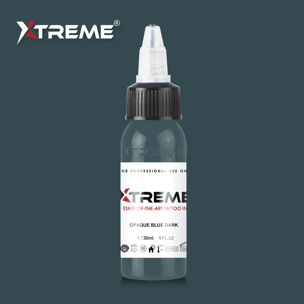 Xtreme ink - OPAQUE BLUE DARK TATTOO INK - 30 ml / 1 oz