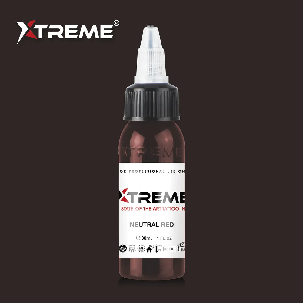 Xtreme ink - NEUTRAL RED TATTOO INK - 30ml / 1oz