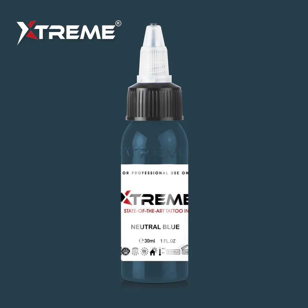 Xtreme ink - NEUTRAL BLUE TATTOO INK - 30 ml / 1 oz