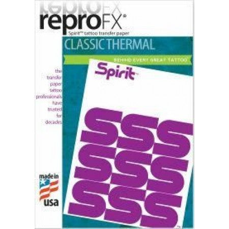ReproFX Spirit - Classic - Thermal Paper for Transfers (Box of 100 Sheets)