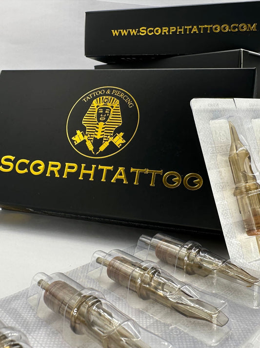 Box of Scorphtattoo Magnum cartridges (filling and shading) Ø 0.30 long taper - 20 pcs
